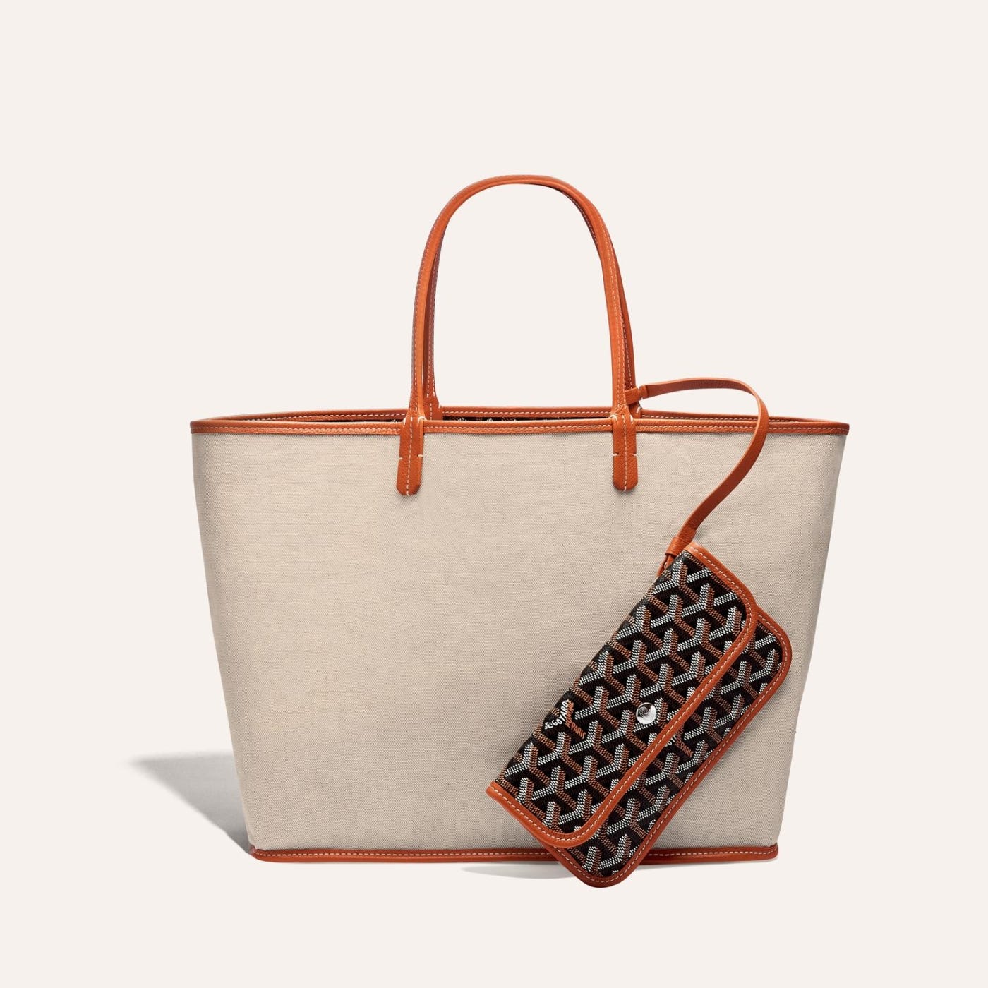 Goyard Saint Louis PM Tote Bag Black and Brown - Image 3